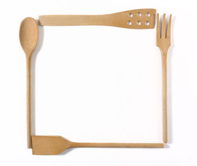 Four Wooden Kitchen Tools