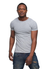 Fototapeta premium Portrait of a Black Fashion Model