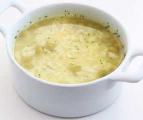 Hühnersuppe mit Reis