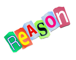Reason concept.