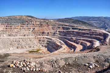 Open pit mine