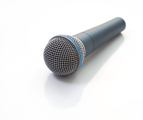 Grey microphone