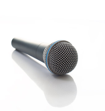 Grey microphone
