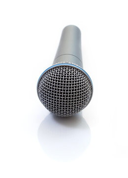 Grey microphone