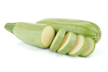 Fresh sliced marrow vegetable