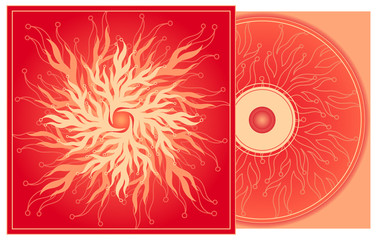 CD cover in red.