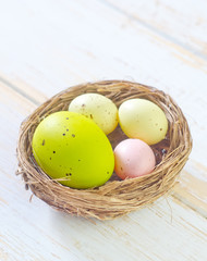 Obraz na płótnie Canvas color eggs