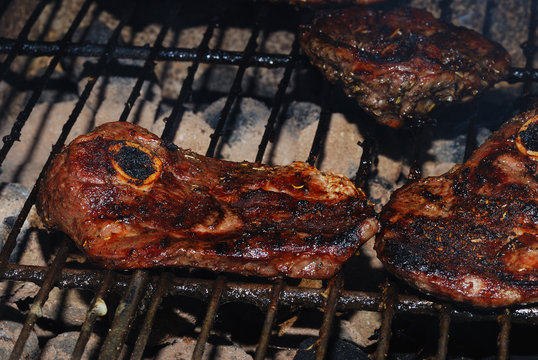 lammsteak gegrillt