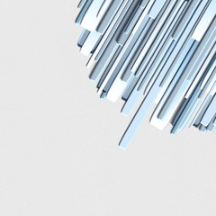 Elegant blue background, 2D bar