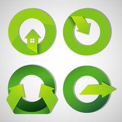 arrow icons and symbols. design elements