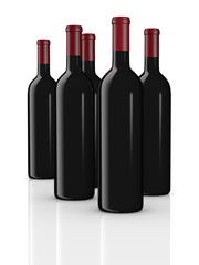 wine bottles