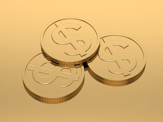 golden coins