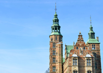 Fototapeta na wymiar Zamek Rosenborg w Kopenhadze - Dania
