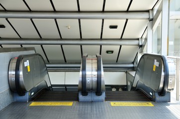 Escalator in underground