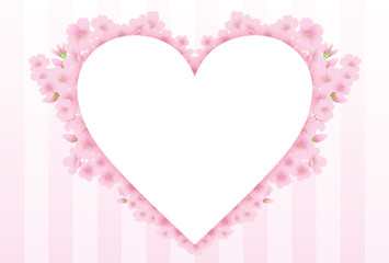 桜メッセージカード