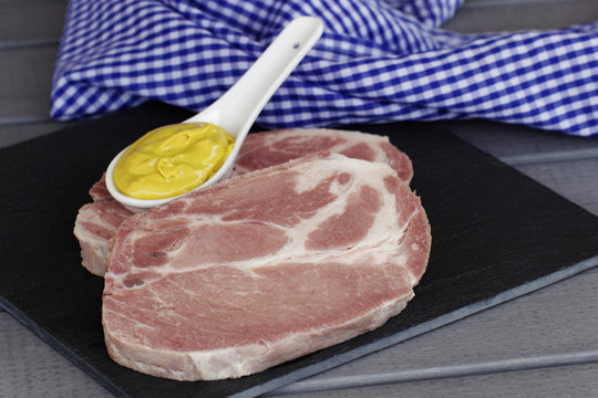 Kammrippchen mit Senf