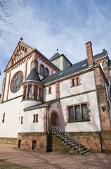 Holy Trinity church (1908) in Offenburg, Germany