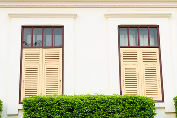 two Thai classic windows