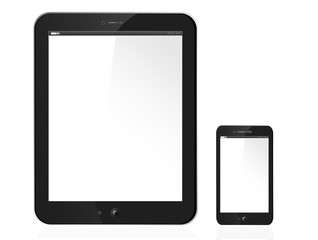 tablette numerique et smartphone