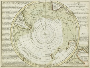 Antarctica old map