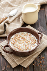 Buckwheat with milk