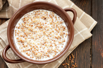 Buckwheat with milk