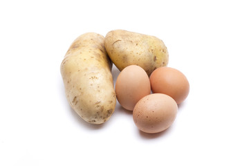 potatoes and eggs