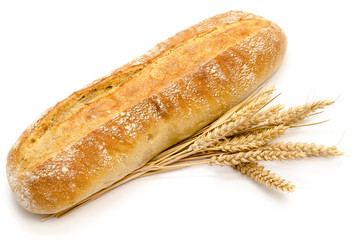 Landbrot und Weizenähren