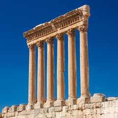Fototapeta premium Podium Jupitertempel - Baalbek