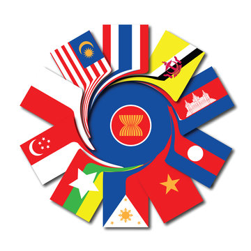 ASEAN flag icons