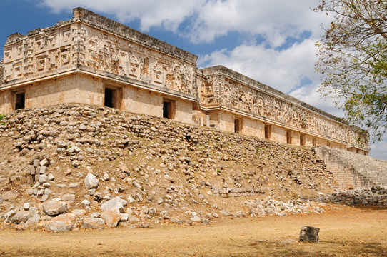Uxmal Maya ruins in ucatan, exico