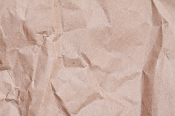 Closeup on Paper texture - brown paper sheet