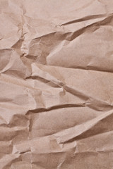Closeup on Paper texture - brown paper sheet