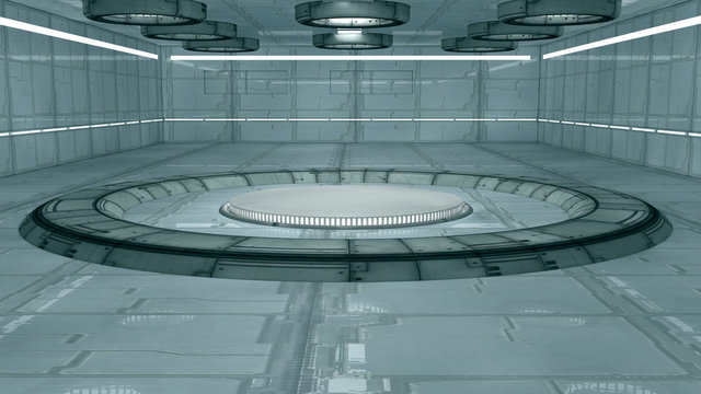 Interior futurista