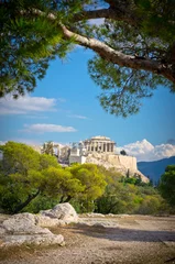 Tuinposter Beautiful view of ancient Acropolis, Athens, Greece © MF