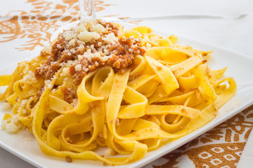 Tagliatelle al ragu