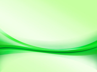 Simple wavy green background