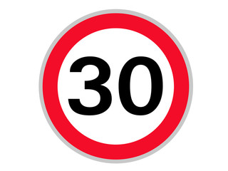 Verkehrszeichen 30 km/h
