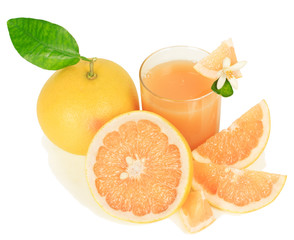 grapefruit and juice