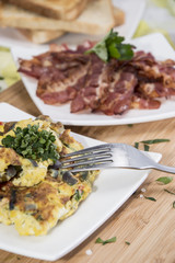 Breakfast with Scrambled Eggs