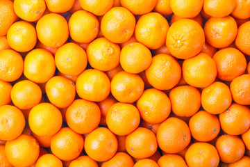 Tangerines as the background