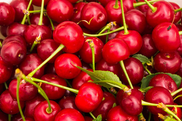 red cherries