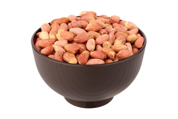 shelled peanut in the bowl