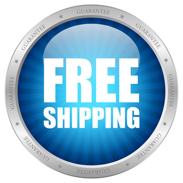 Vector free shipping guarantee icon