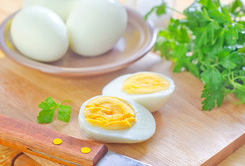 boiled eggs