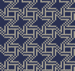 Vector  knitted background