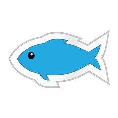 Cartoon Fish Sticker