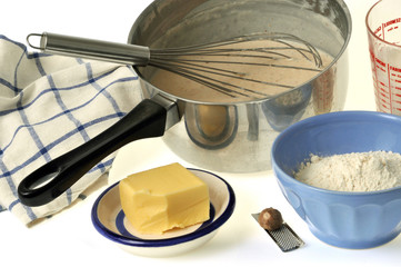La sauce béchamel et ses ingrédients