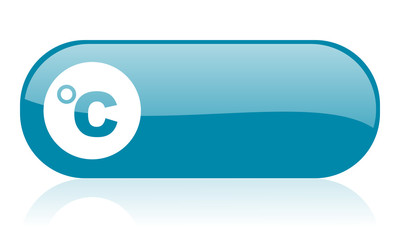celsius blue web glossy icon