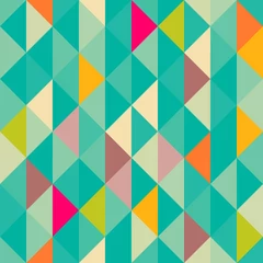 Rolgordijnen zonder boren Zigzag Abstract geometrisch naadloos patroon